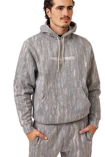 Realtree Unisex Faded Camo Poly Cotton Hoodie - Realtree Original