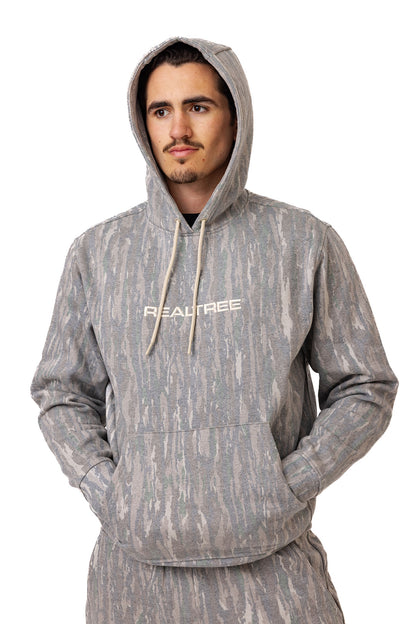 Realtree Unisex Faded Camo Poly Cotton Hoodie - Realtree Original