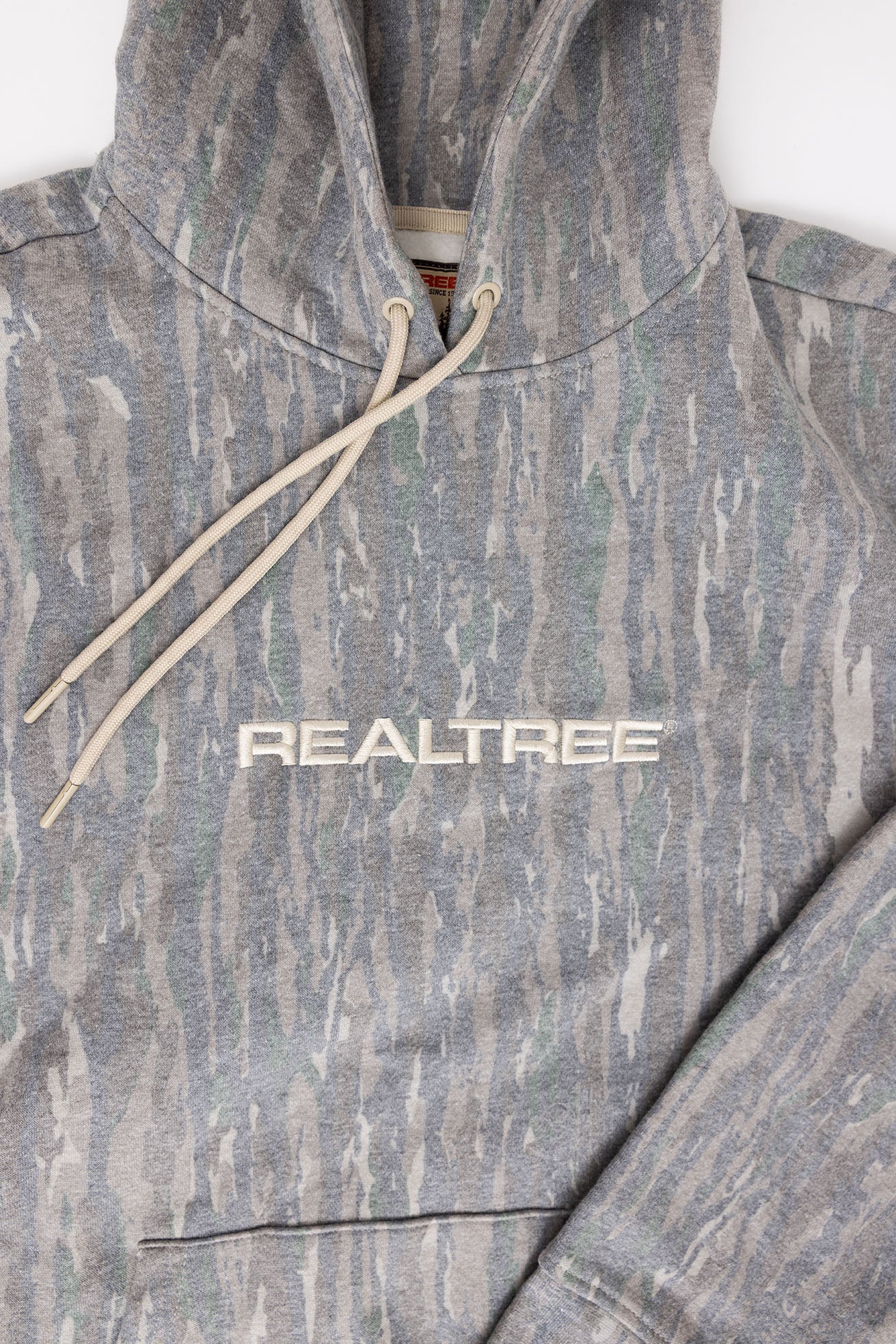 Realtree Unisex Faded Camo Poly Cotton Hoodie - Realtree Original