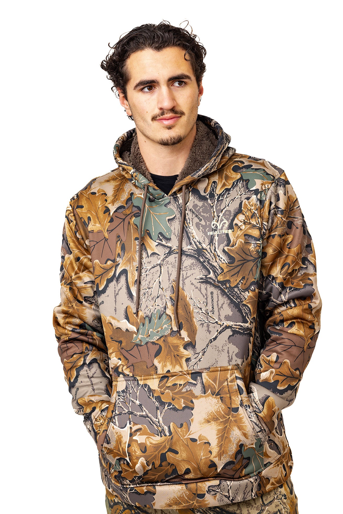Realtree High Pile Camo Hoodie - Realtree Advantage Classic
