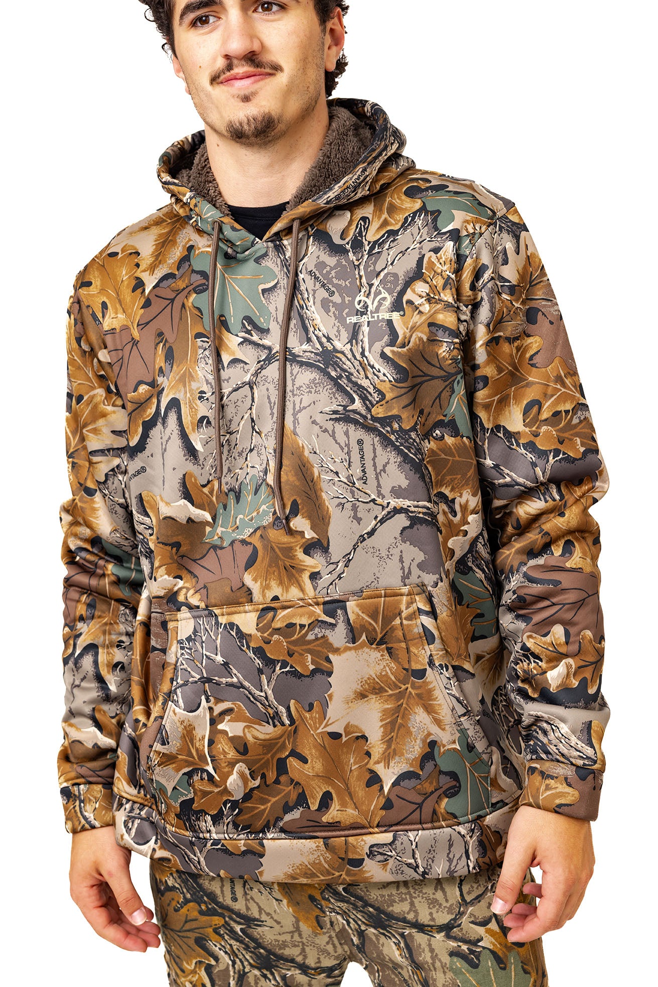 Realtree High Pile Camo Hoodie - Realtree Advantage Classic