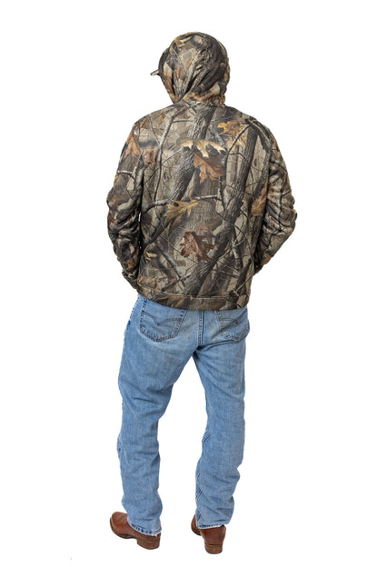 Realtree High Pile Camo Hoodie - Realtree Hardwoods