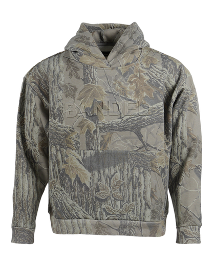 Realtree Banded Unisex On Brand Camo Hoodie - Realtree Xtra Grey