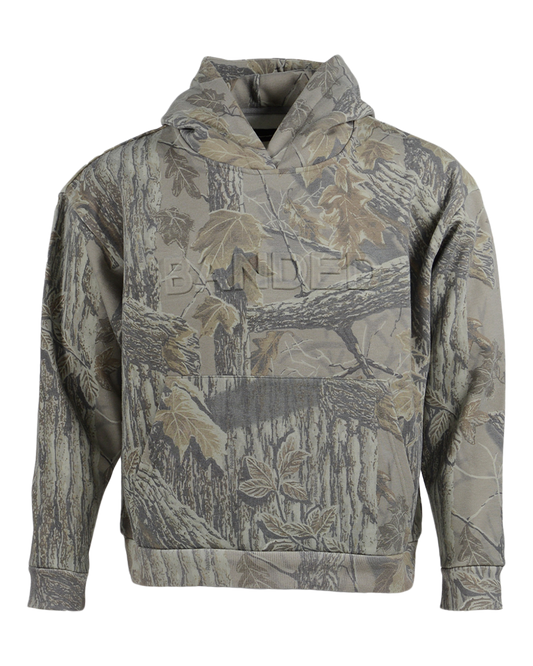 Realtree Banded Unisex On Brand Camo Hoodie - Realtree Xtra Grey