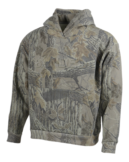Realtree Banded Unisex On Brand Camo Hoodie - Realtree Xtra Grey