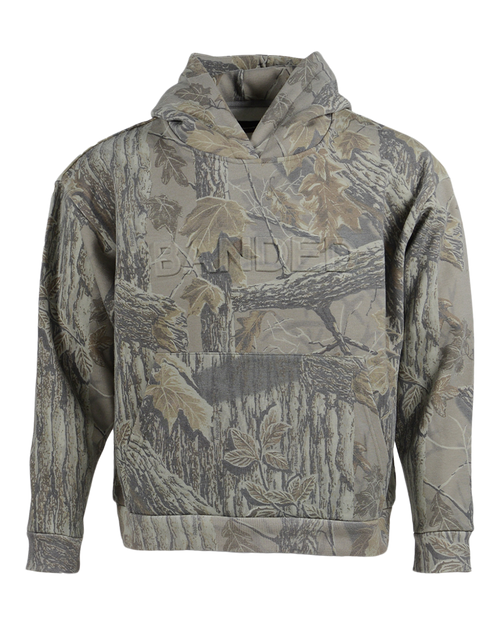 Realtree Banded Unisex On Brand Camo Hoodie - Realtree Xtra Grey