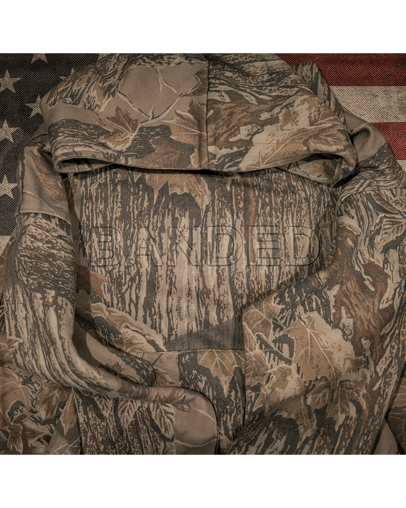 Realtree Banded Unisex On Brand Camo Hoodie - Realtree Xtra Grey