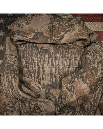 Realtree Banded Unisex On Brand Camo Hoodie - Realtree Xtra Grey