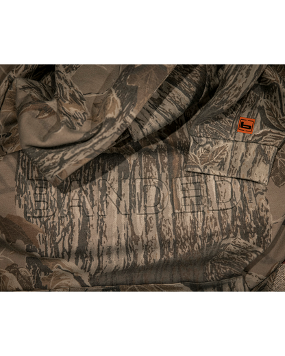 Realtree Banded Unisex On Brand Camo Hoodie - Realtree Xtra Grey