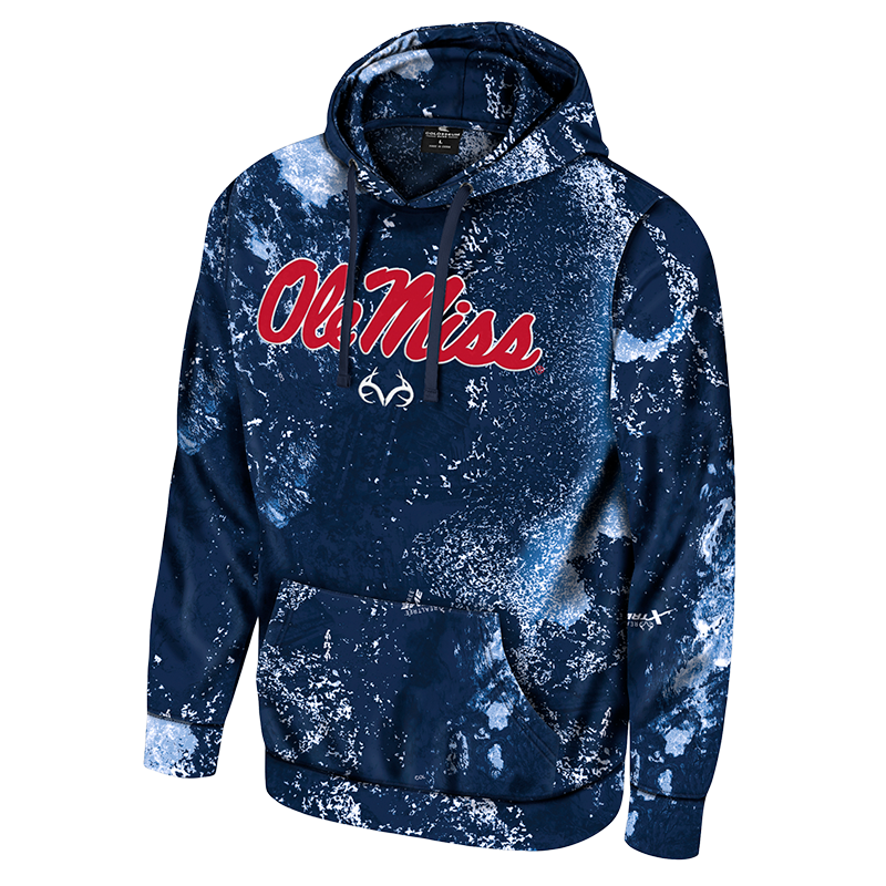 Realtree Realtree Unisex Ole Miss Fleece Hoodie - Realtree XTREME Colors