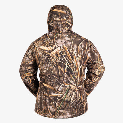 Realtree Gator Waders Waterproof 1/2 Zip Camo Bog Hoodie - Realtree MAX-7