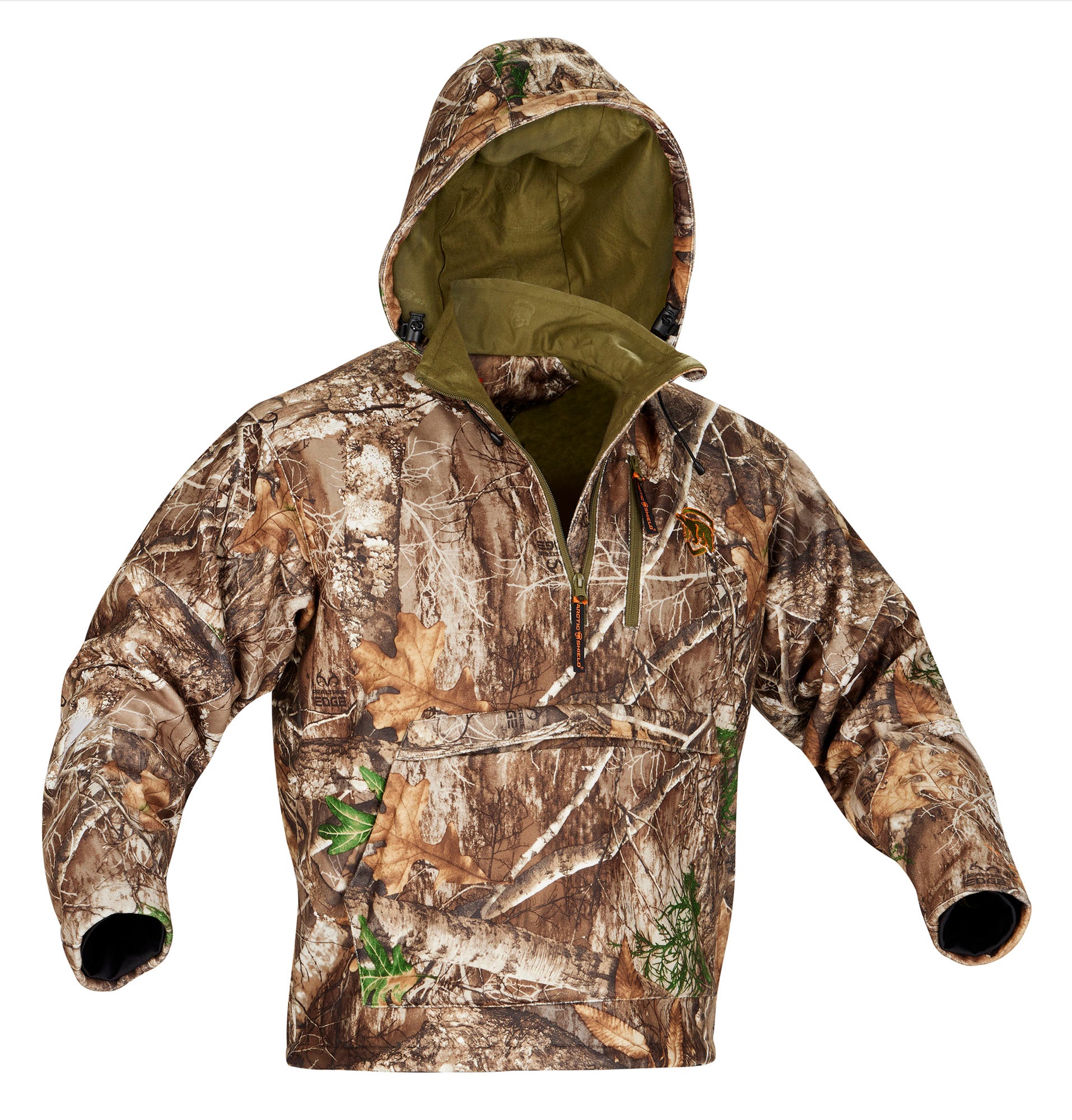 Realtree ArcticShield Barricade Fleece Camo Pullover - Realtree EDGE