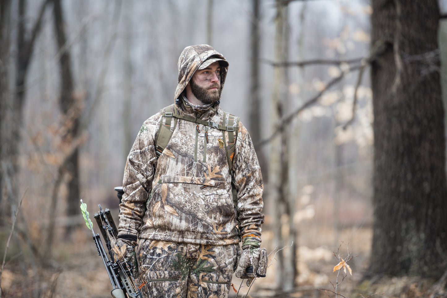 Realtree ArcticShield Barricade Fleece Camo Pullover - Realtree EDGE