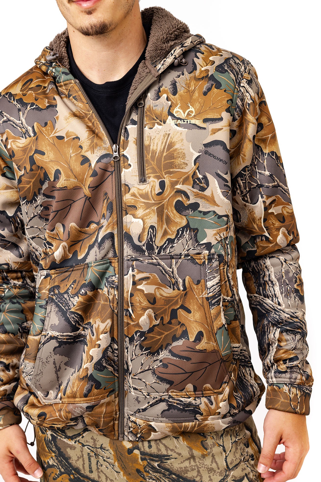 Realtree High Pile Camo Jacket - Realtree Advantage Classic