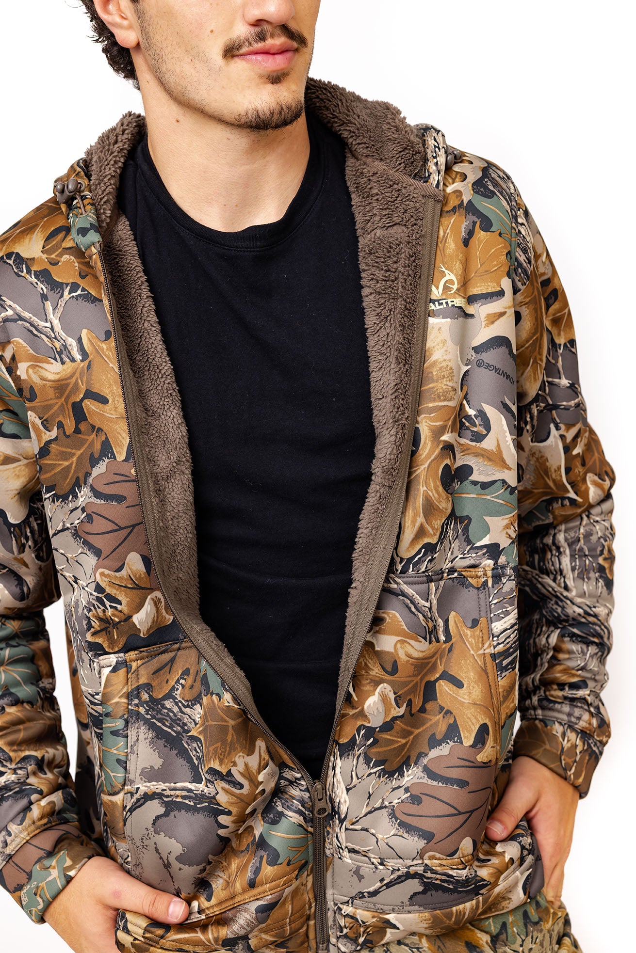 Realtree High Pile Camo Jacket - Realtree Advantage Classic