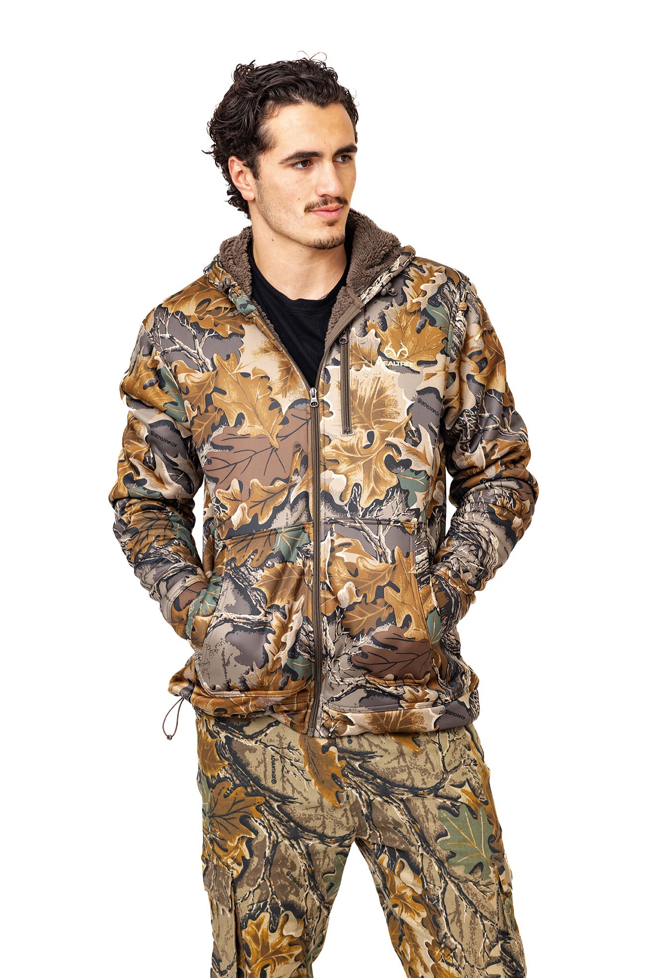 Realtree High Pile Camo Jacket - Realtree Advantage Classic