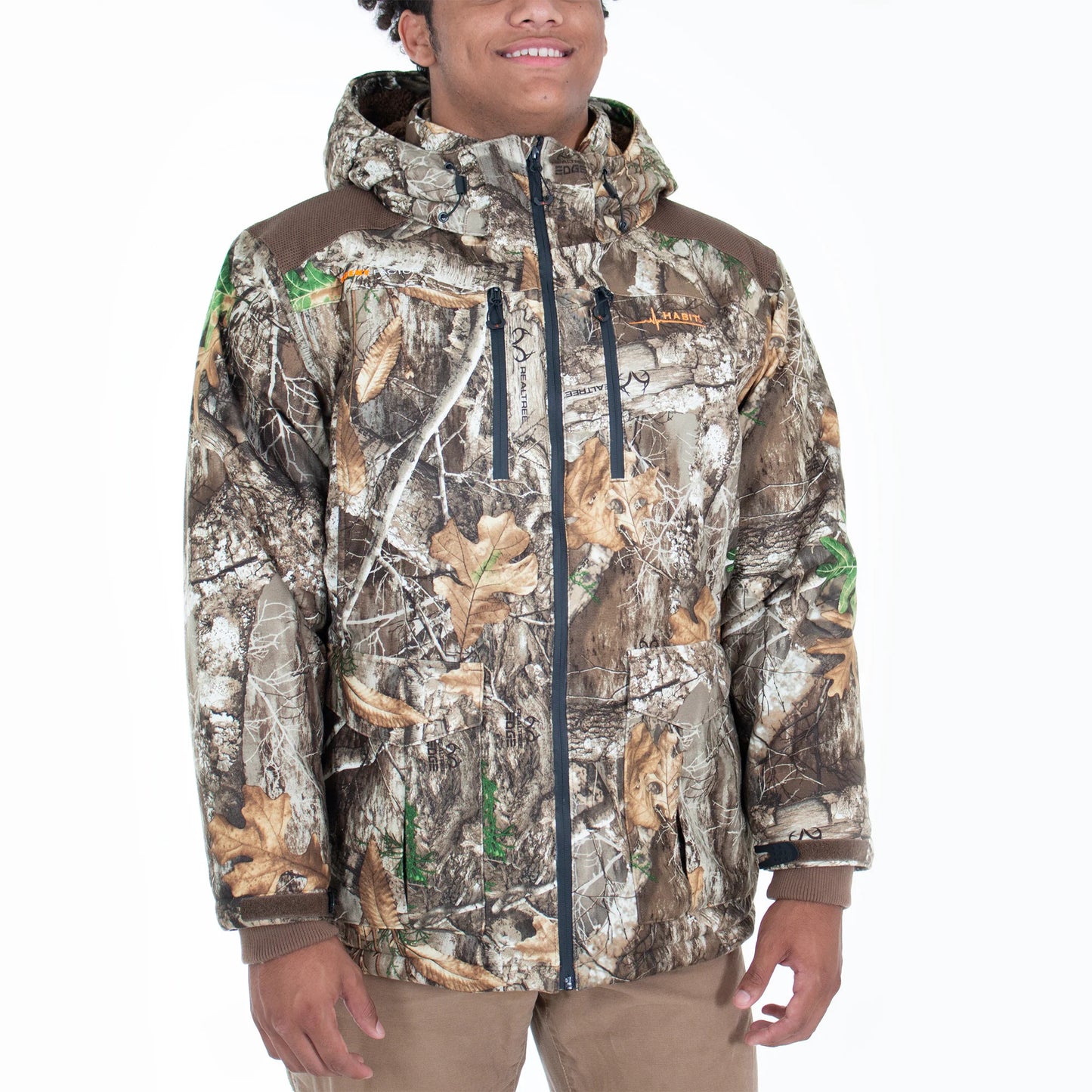 Realtree Habit Country Trek Stretch Waterproof Insulated Hunting Jacket - Realtree EDGE