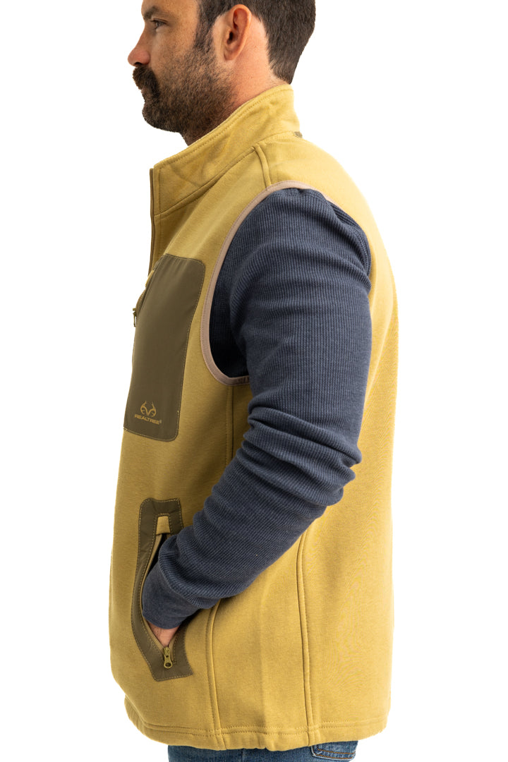 Realtree Tan Fleece Vest - Realtree