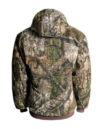 Realtree King's Camo Insulated Hooded Bomber Hunting Jacket - Realtree Camo