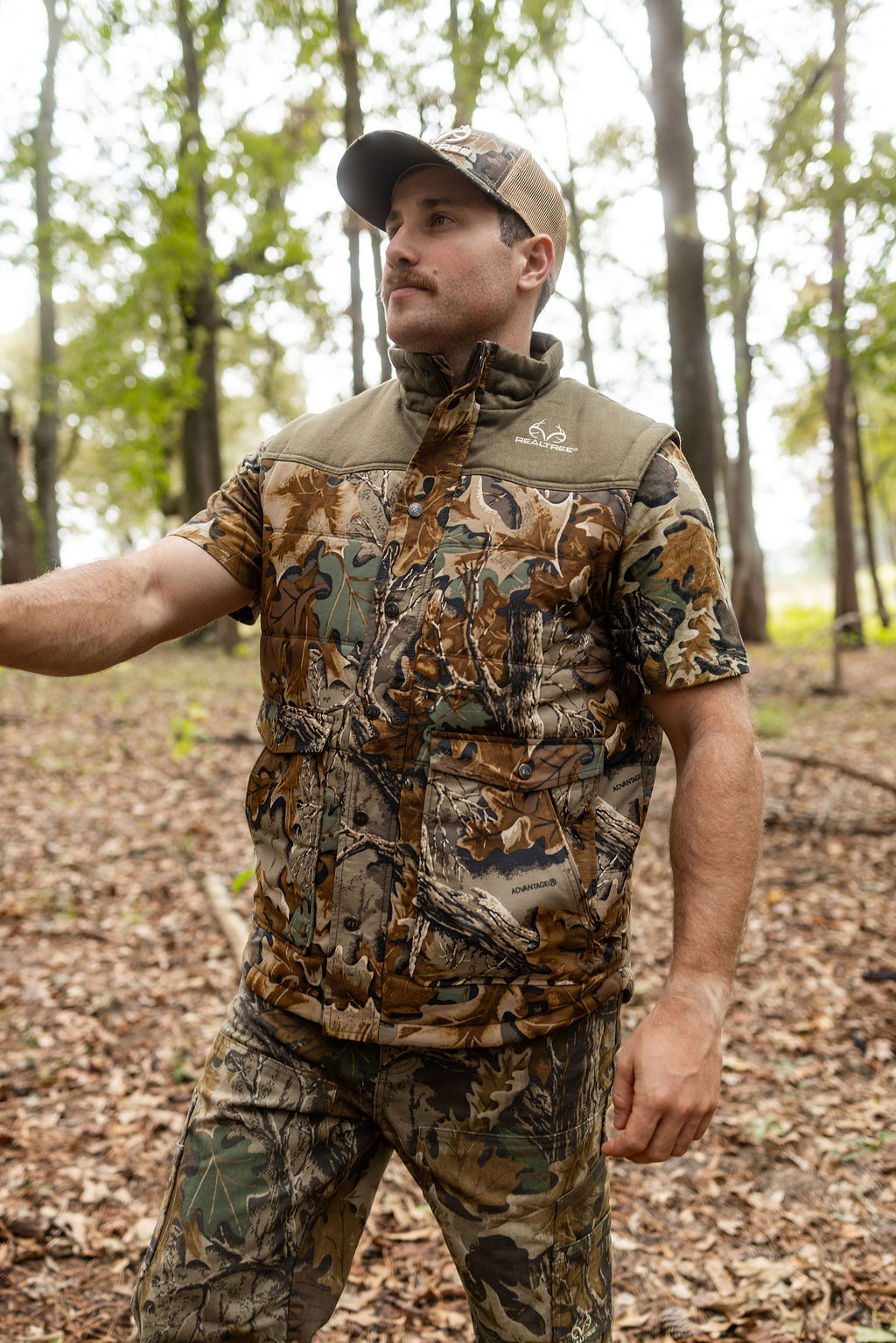Realtree Camo Puffer Vest - Realtree Advantage Classic