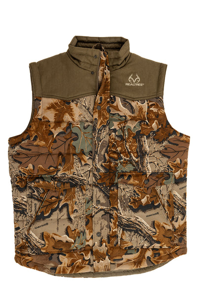 Realtree Camo Puffer Vest - Realtree Advantage Classic