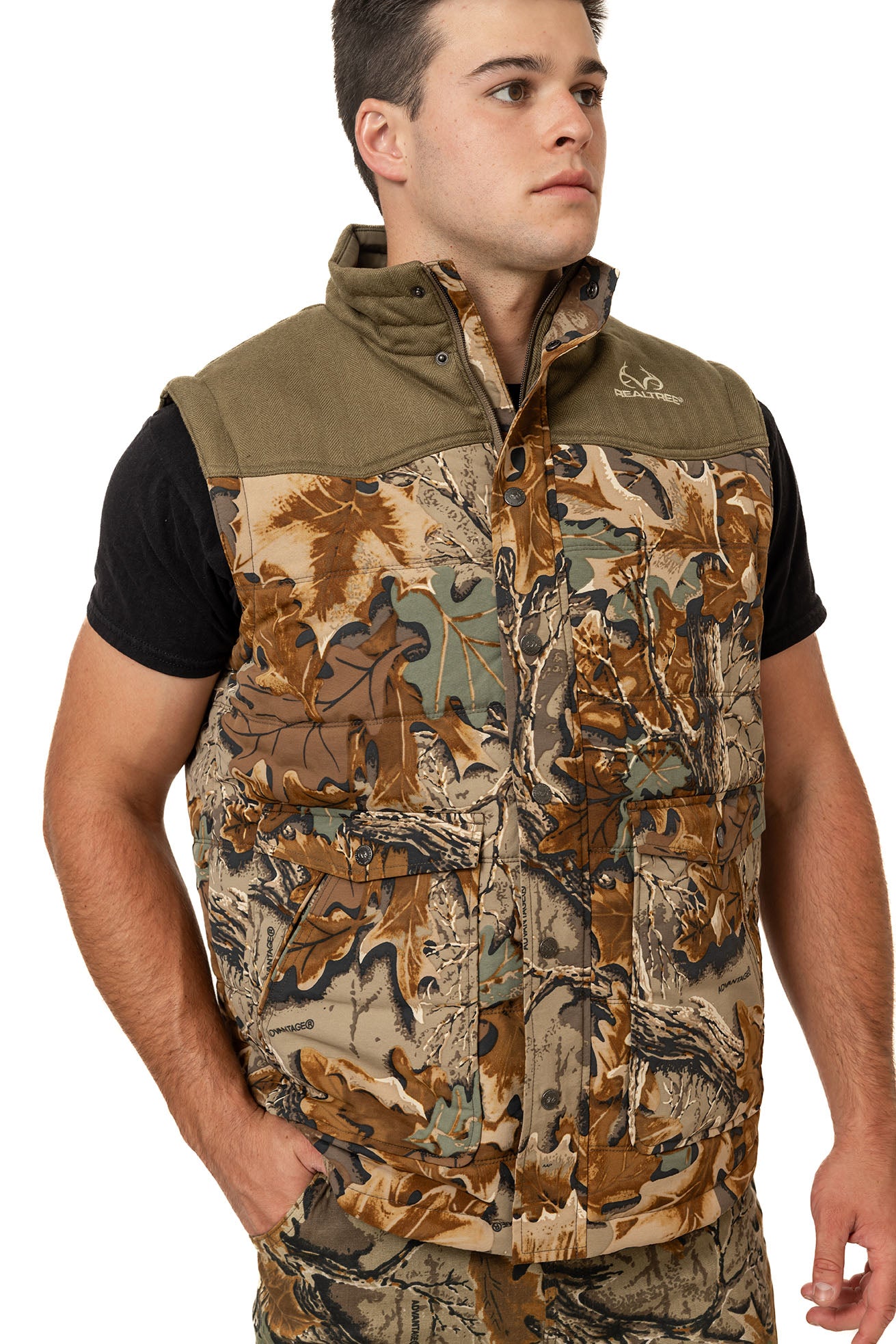 Realtree Camo Puffer Vest - Realtree Advantage Classic
