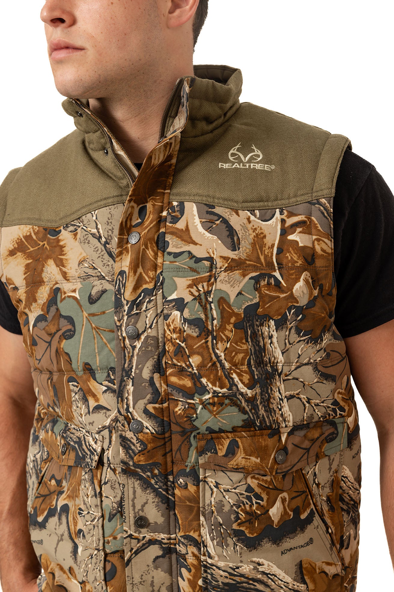 Realtree Camo Puffer Vest - Realtree Advantage Classic