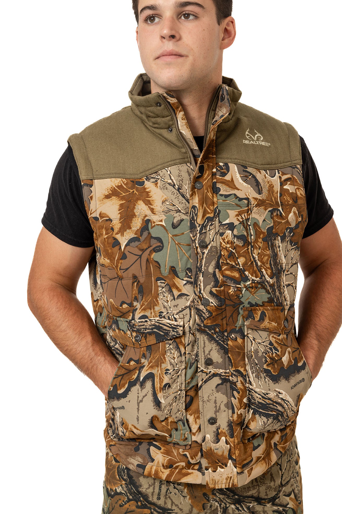 Realtree Camo Puffer Vest - Realtree Advantage Classic