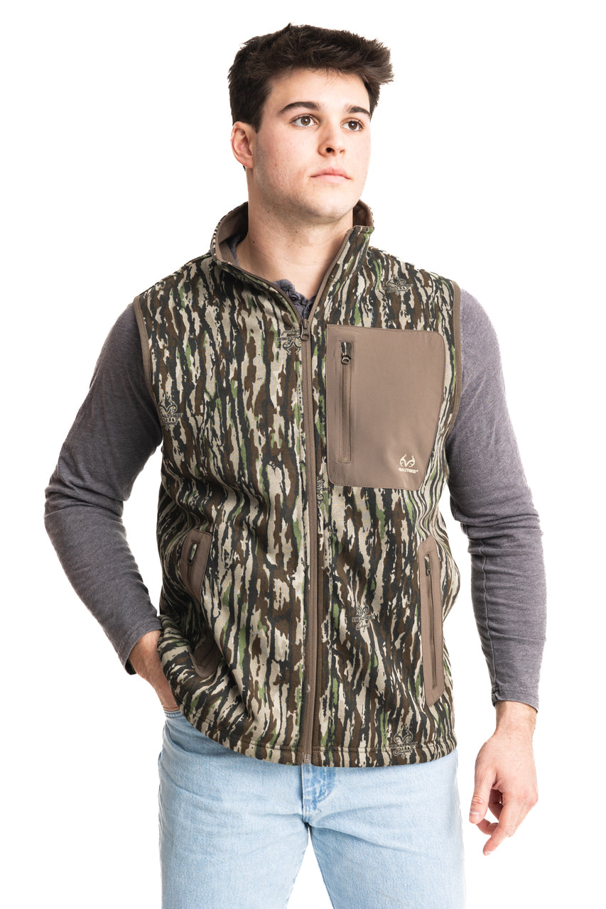 Realtree Fleece Camo Vest - Realtree Original