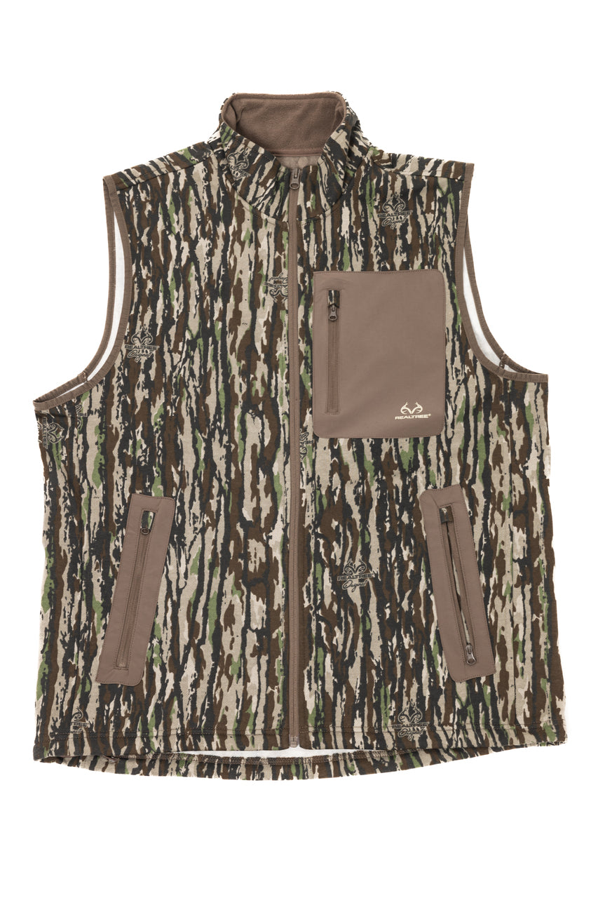 Realtree Fleece Camo Vest - Realtree Original
