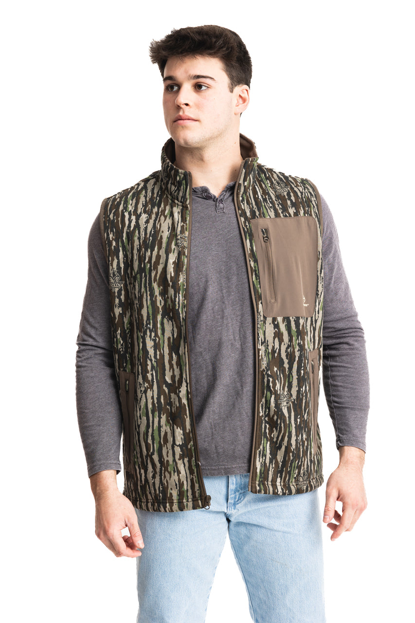 Realtree Fleece Camo Vest - Realtree Original