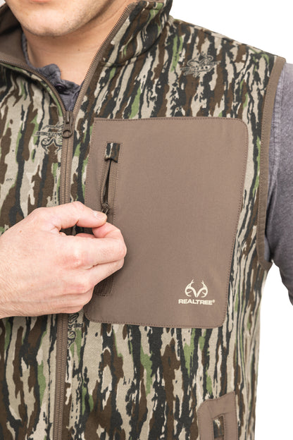Realtree Fleece Camo Vest - Realtree Original