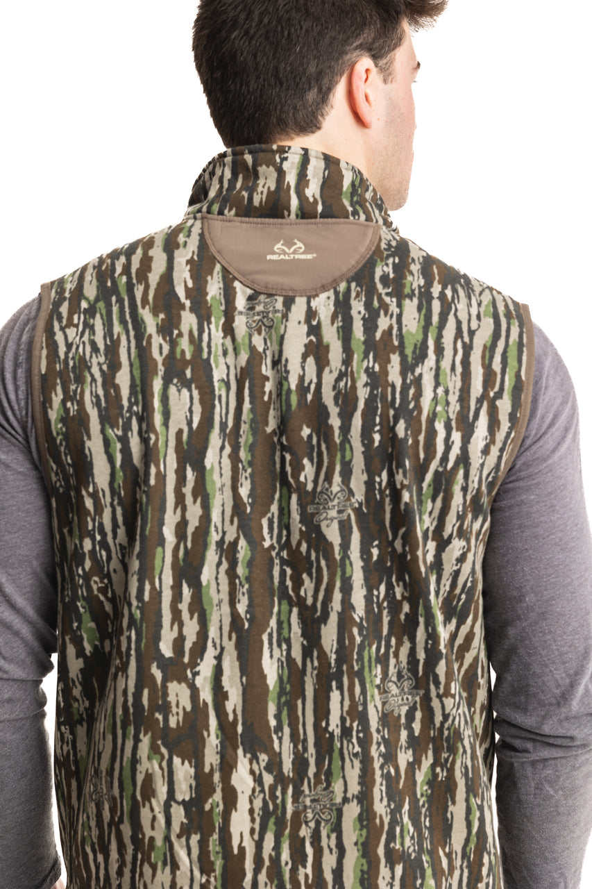 Realtree Fleece Camo Vest - Realtree Original