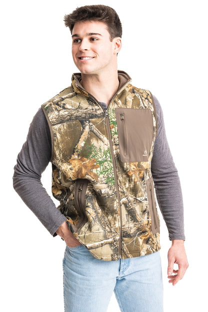 Realtree Fleece Camo Vest - Realtree EDGE