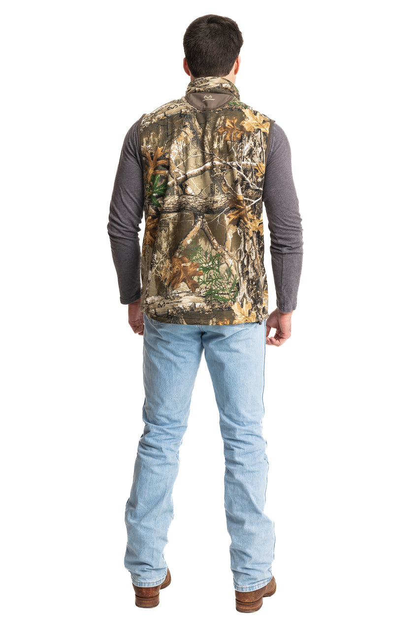 Realtree Fleece Camo Vest - Realtree EDGE
