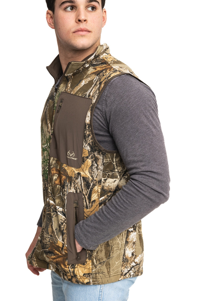 Realtree Fleece Camo Vest - Realtree EDGE