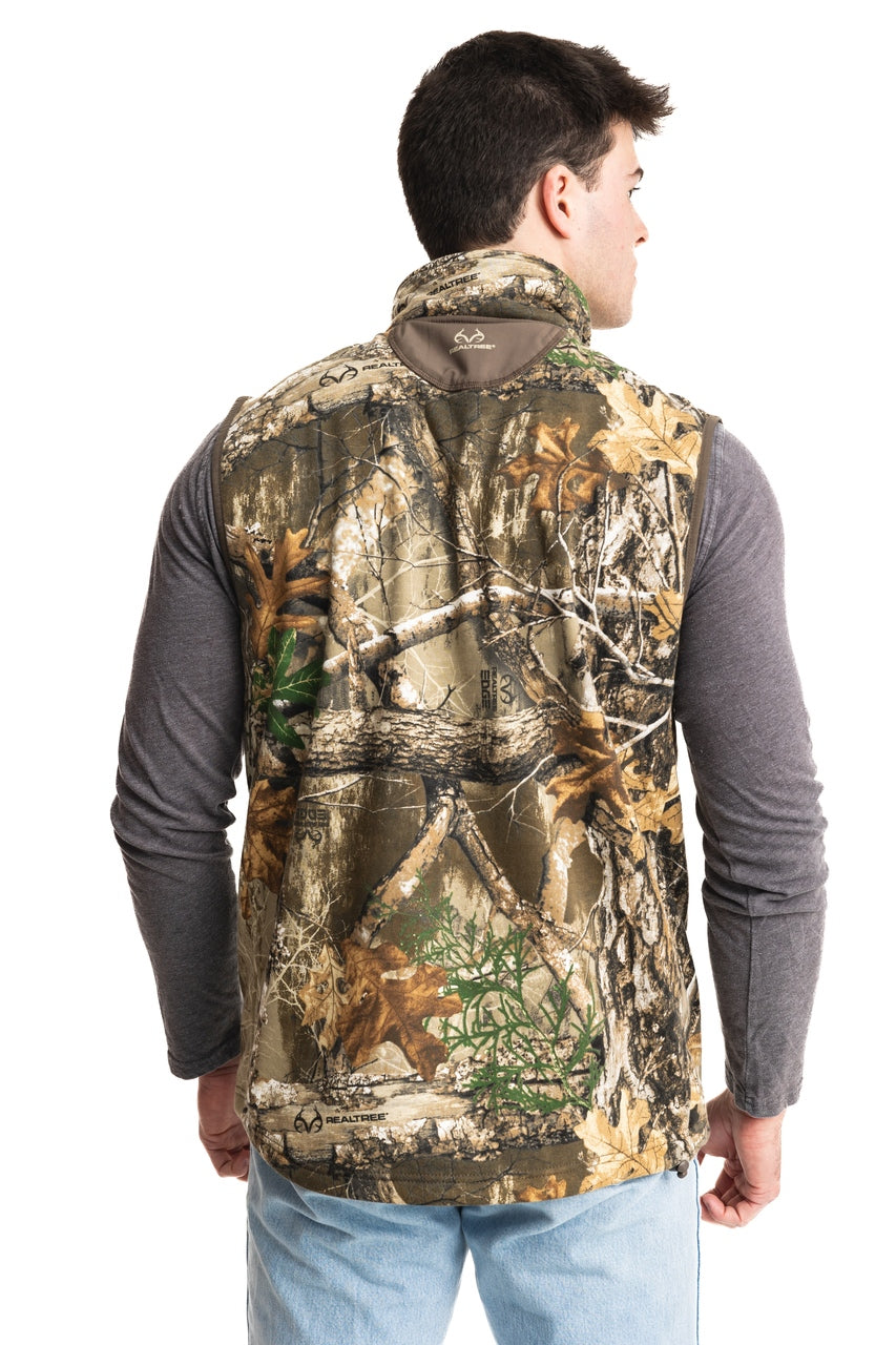 Realtree Fleece Camo Vest - Realtree EDGE