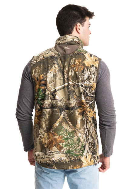 Realtree Fleece Camo Vest - Realtree EDGE