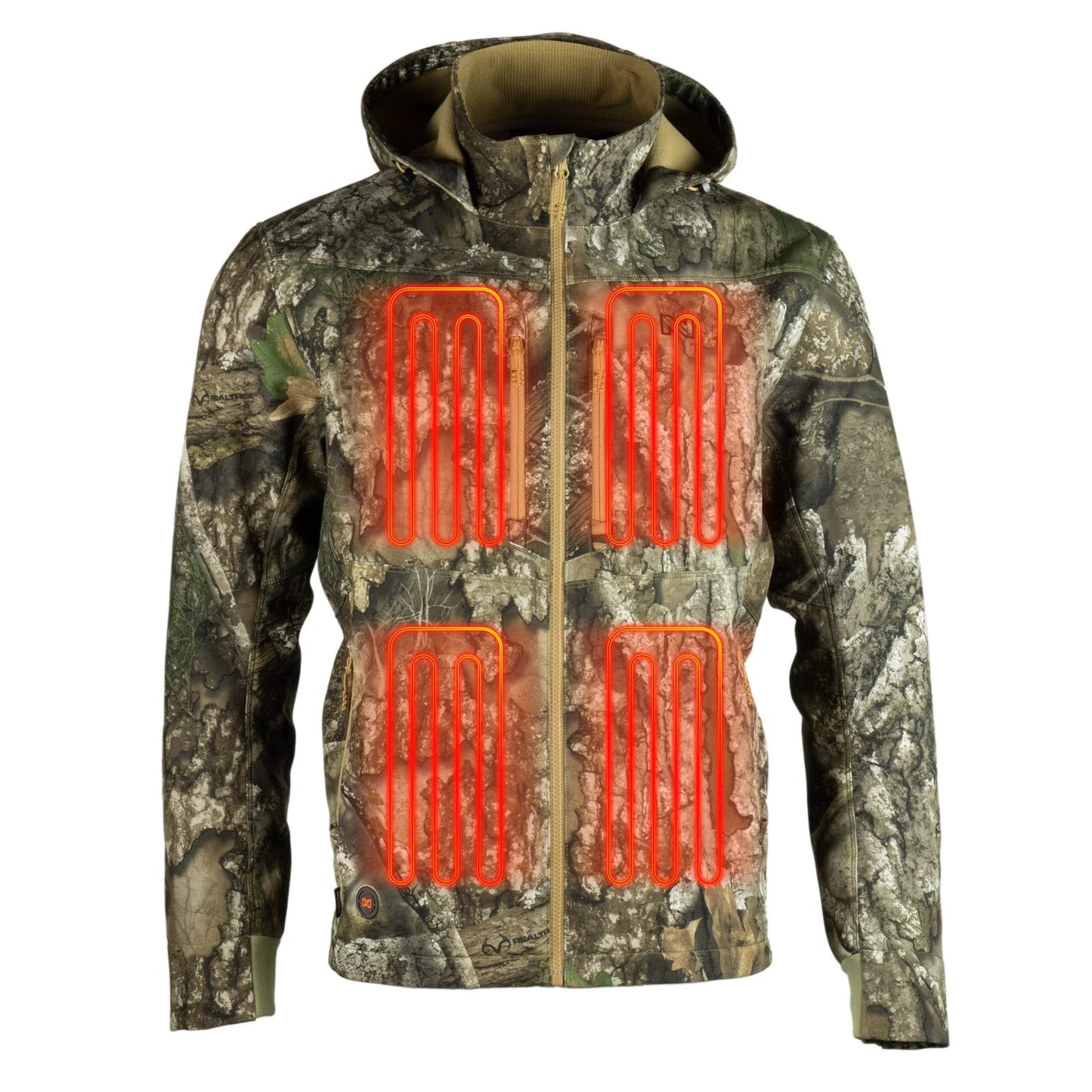 Realtree Mobile Warming Heated Hunting Jacket - Realtree APX