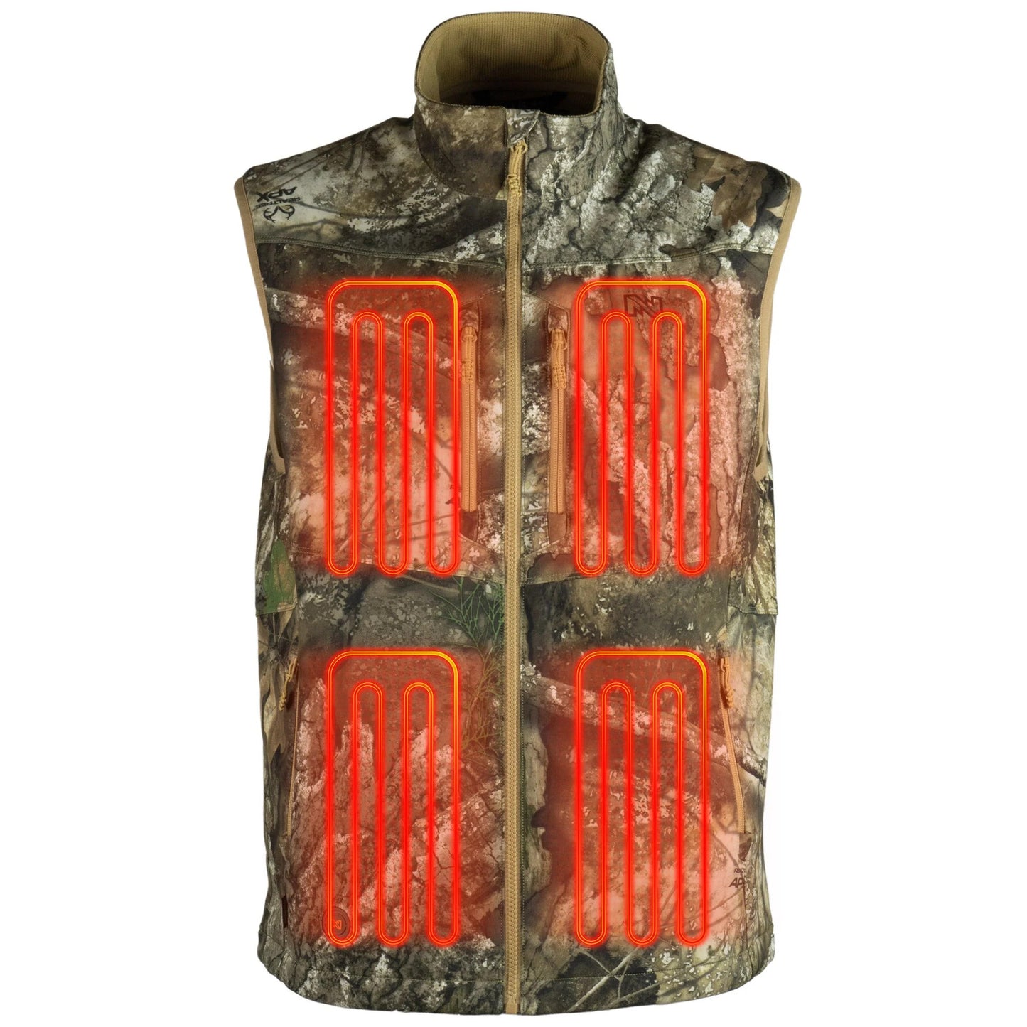 Realtree Mobile Warming Mens' Heated Hunting Vest - Realtree APX