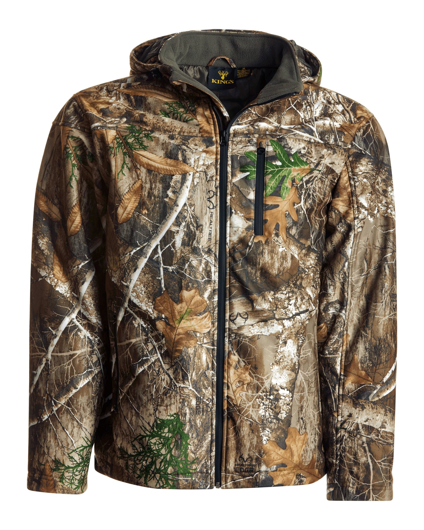 Realtree King's Camo Weather Pro Insulated Hunting Jacket - Realtree EDGE