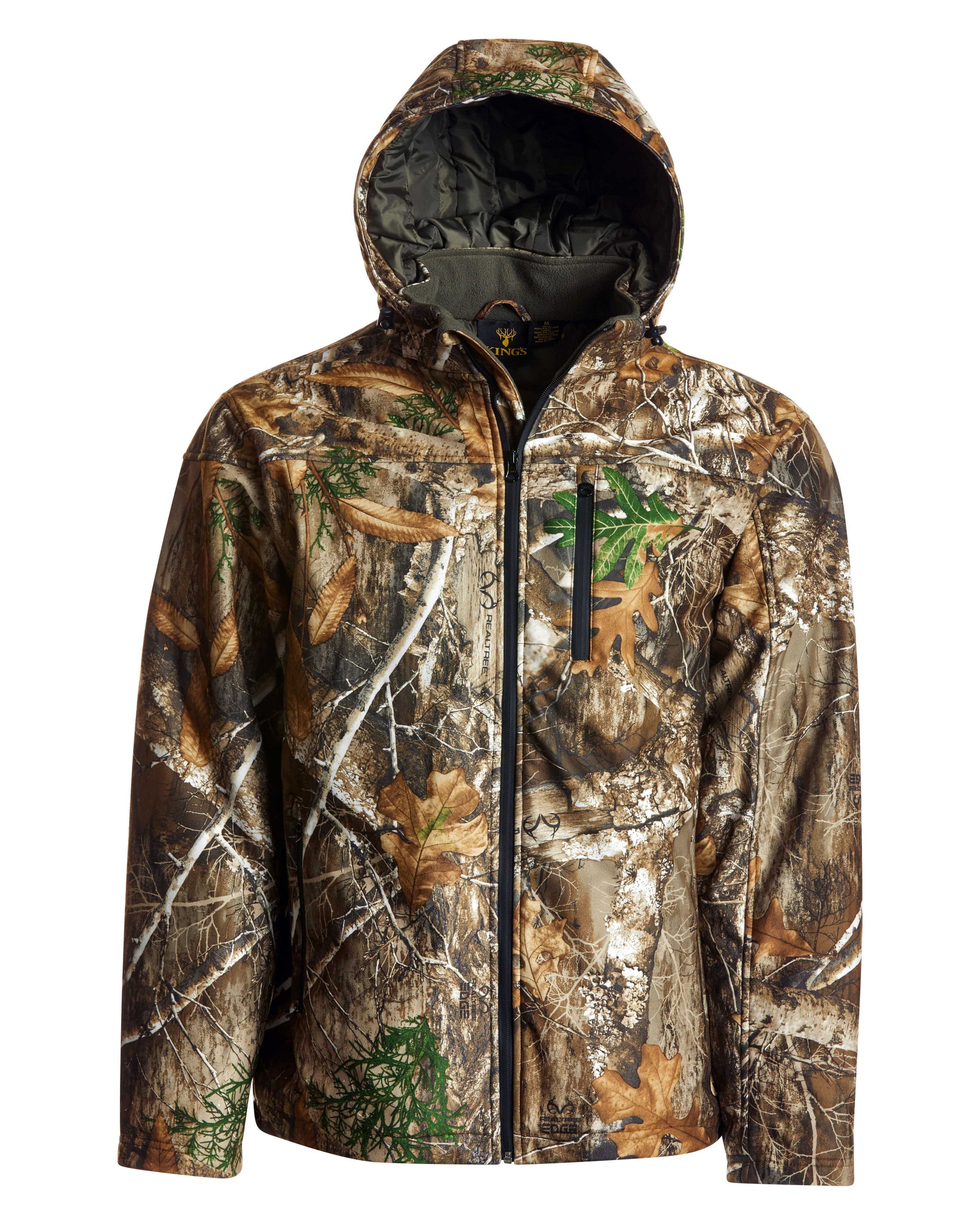 Realtree King's Camo Weather Pro Insulated Hunting Jacket - Realtree EDGE
