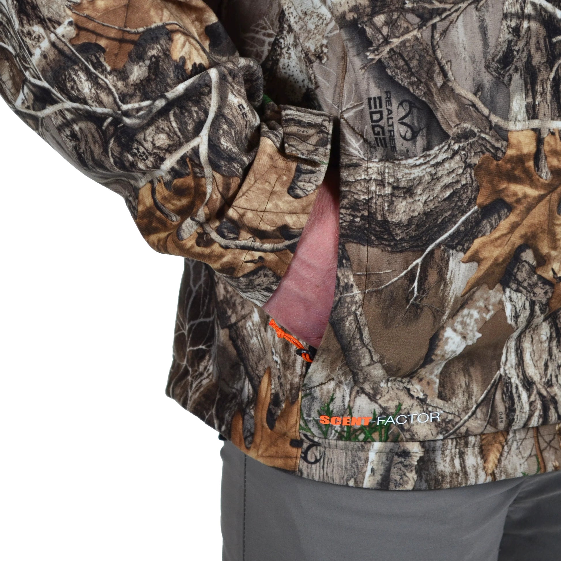 Realtree Habit Ripley Trail Stretch Waterproof Hunting Jacket - Realtree EDGE