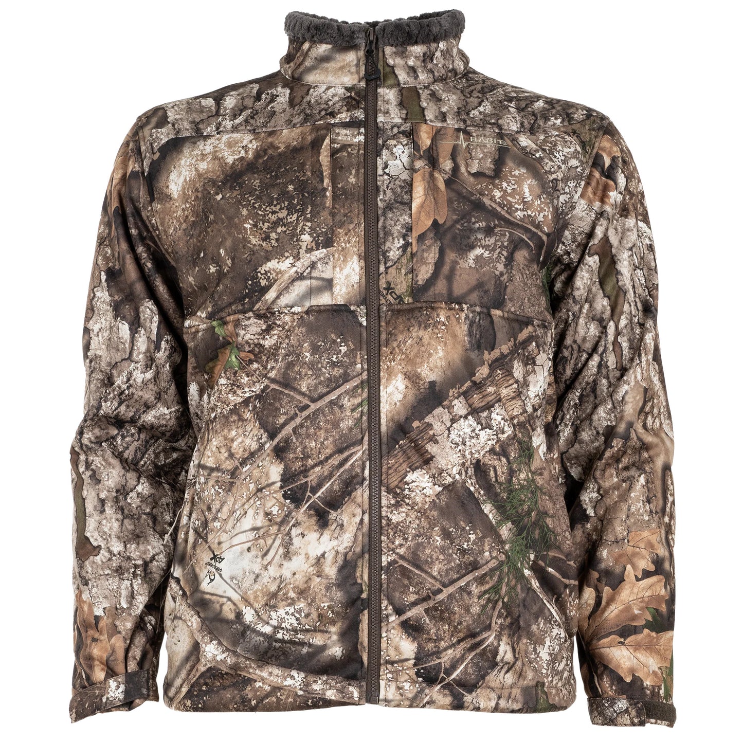 Realtree Habit Camo Early Dawn Sherpa Shell Hunting Jacket - Realtree APX