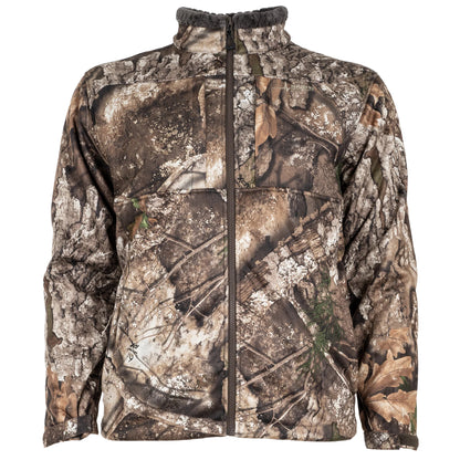 Realtree Habit Camo Early Dawn Sherpa Shell Hunting Jacket - Realtree APX