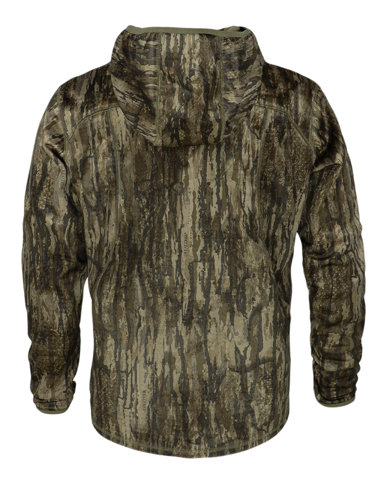 Realtree Banded Hooded Mid Layer Fleece Camo Jacket