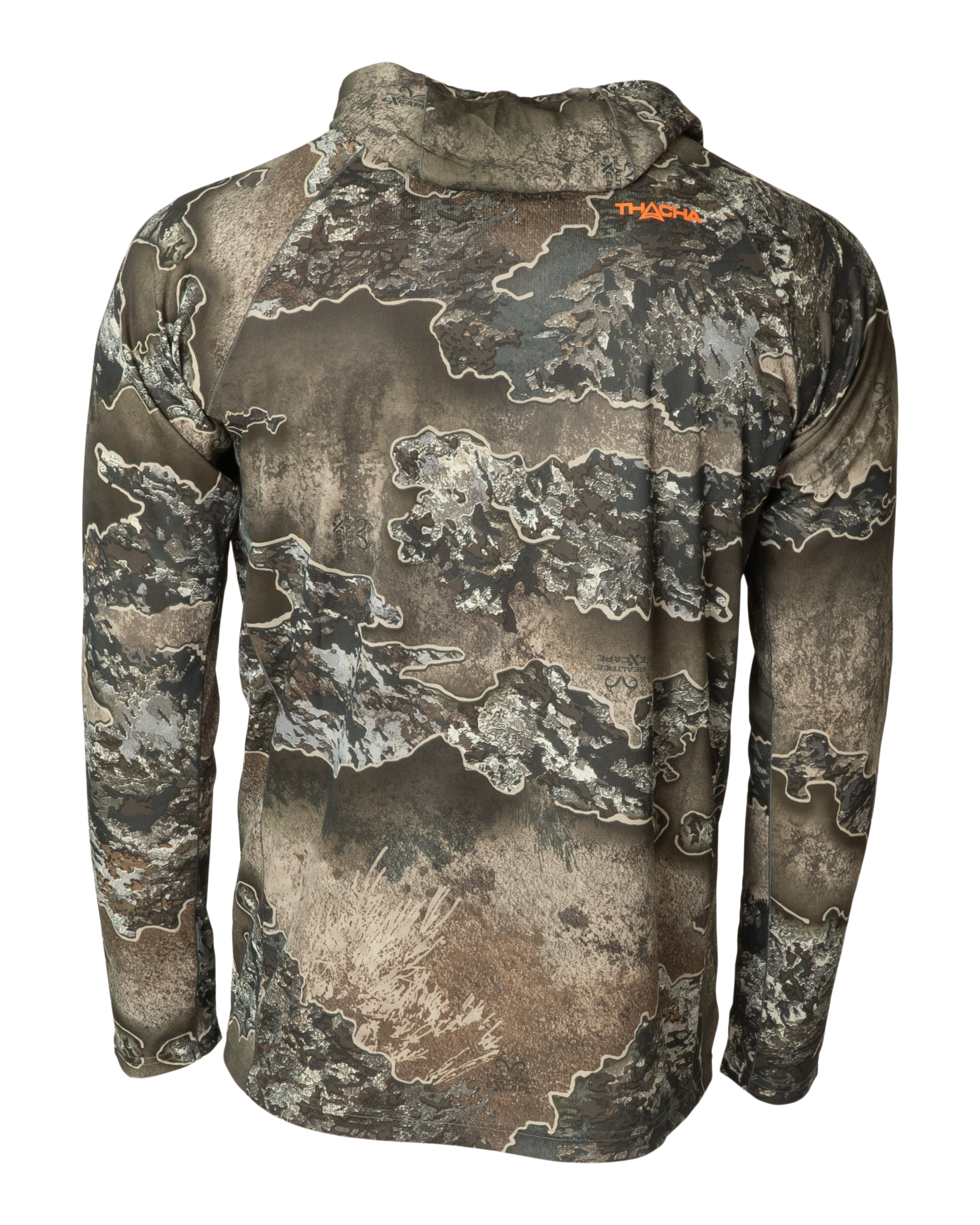 Realtree Thacha 1/4 Zip Lightweight Hooded Hunting Pullover - Realtree EXCAPE