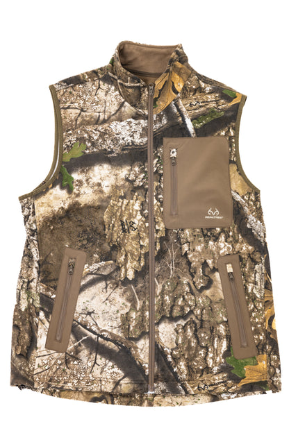 Realtree Fleece Camo Vest - Realtree APX