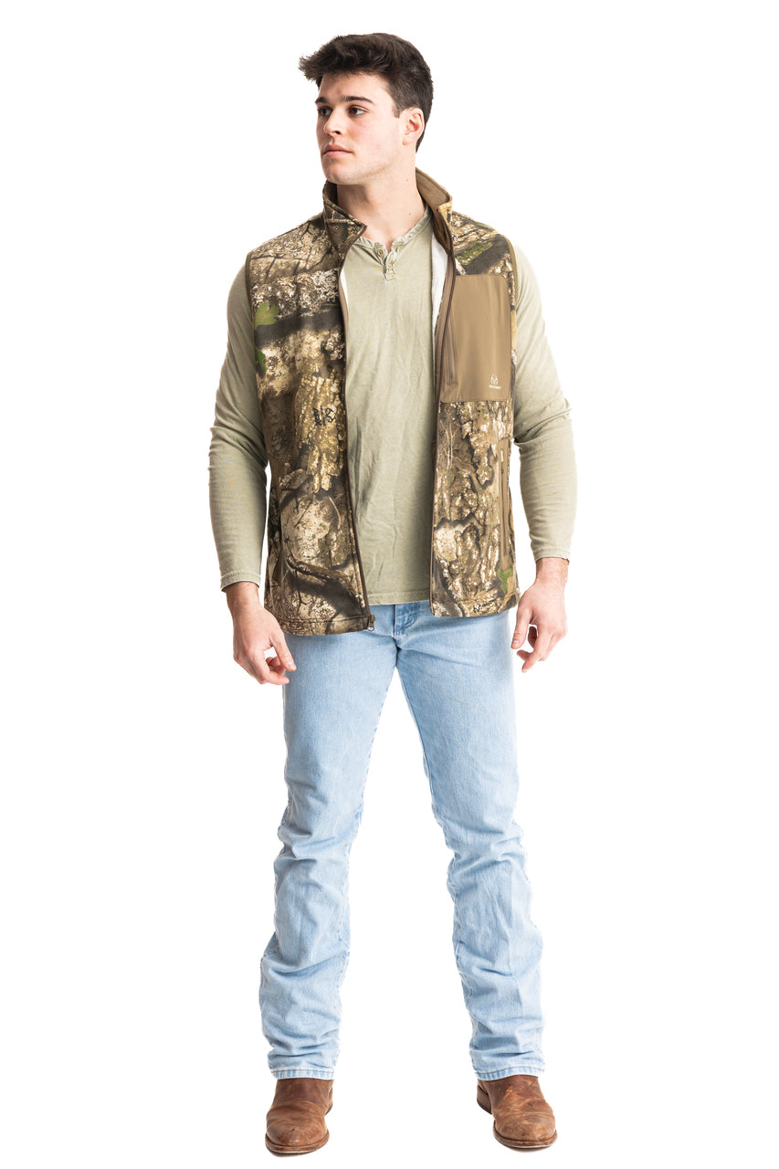 Realtree Fleece Camo Vest - Realtree APX