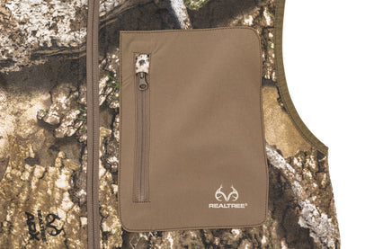 Realtree Fleece Camo Vest - Realtree APX